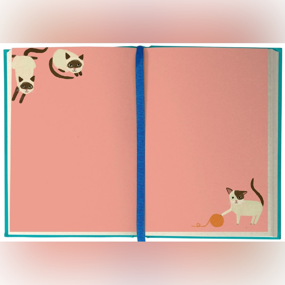 Cat-Themed Illustrated Journal Adorable cats staring at you on all 272 pages - Picture 4 of 10